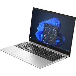 Ноутбук HP 15.6 250R-G10 FHD IPS/Intel 5-120U/16GB/512SSD/UMA/DOS/Silver (B9YN9ET) - мініатюра 3
