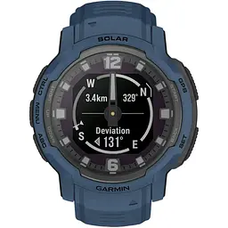 Смарт-годинник Garmin Instinct Crossover Solar Tidal Blue (010-02730-12/02) [171557] - мініатюра 10