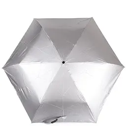 Жіноча складана парасолька механічна Happy Rain 91 см сіра - мініатюра 2