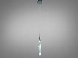 Підвіс LED Diasha J2502-1HR Ice Glass хром 4 Вт 220 лм