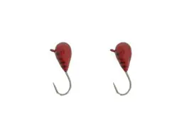 Мормишка FISHING ROI вольфрам Крапля з вушком 3мм 0,45г кольорова D65