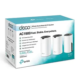 MESH-система TP-Link mesh Deco S7 AC1900 3Pcs White 802.11ac (Deco S7(3-pack)) - мініатюра 4