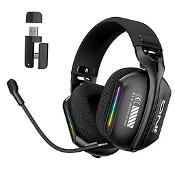 Навушники Onikuma Tri Mode gaming headphones GT808 BT5.3/2.4G/3.5mm, 18/60H, RGB