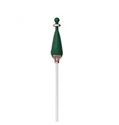 Затискачі для сосків з вібрацією Qingnan No.2 Vibrating Nipple Clamps Green - мініатюра 4