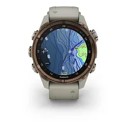 Спортивний годинник Garmin Descen Mk3i – 43 mm Bronze PVD Titanium with French Gray Silicone Band (010-02753-13/14) - мініатюра 8