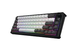 Клавіатура Hator Skyfall 65 Pro Aurum Vanila Silent RGB Wireless/Bluetooth/USB UA Grey/Black (HTK4160UA) - мініатюра 3