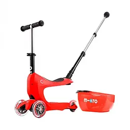 Самокат Micro Mini2go Deluxe Plus червоний (MMD032) - мініатюра 3