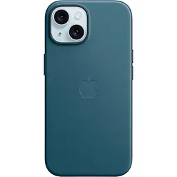 Чохол FineWoven Case with MagSafe для iPhone 15 Pacific Blue AAA [94497]