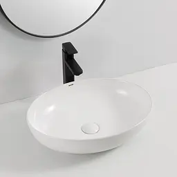 Умивальник накладний Mixxus Premium Ellipse-0102 515x400x130 мм MP6551, Білий - мініатюра 5