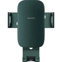 Автомобільний тримач холдер Baseus Metal AgeII Gravity Car Mount (Air Outlet Version) SUJS000006 Green - мініатюра 2