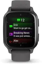 Смарт-годинник Garmin Venu Sq 2 Slate Aluminium Bezel with Shadow Grey Case and Silicone Band [010-02701-10] [78781] - мініатюра 5