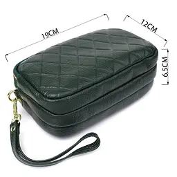 Шкіряна сумка на три відділення для жінок Vintage 19х12х6,5 см sum0027599 - мініатюра 5