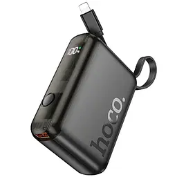 Портативна батарея Powerbank Hoco J139 Hero 22.5W+PD20W Cable Lightning 10000mAh Black