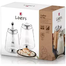 Набір диспенсерів для сипучих Bergner Coffee & Tea Lovers 200 мл 2 предмети (BG-48570-MM) - мініатюра 3