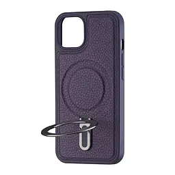 Чохол Jinduka Leather Ringo iPhone 13 Purple - мініатюра 4