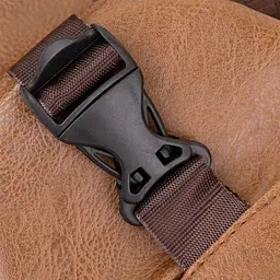 Сумка крос боді з емблемою зі шкірозамінника 20570 Vintage руда - мініатюра 8