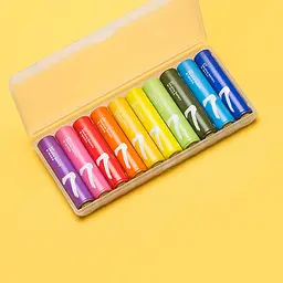 Батарейки Xiaomi ZMi Rainbow AAA batteries 10 шт ZI7 Rainbow - мініатюра 3