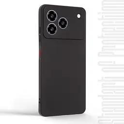 Чехол-накладка для смартфона ZTE Blade A76 4G, противоударный, силиконовый, термополиуретановый (ТПУ), с защитой камеры и корпуса, черный, защита всего корпуса, ArmorStandart (ARM87536) - мініатюра 2