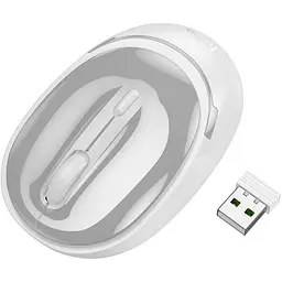 Миша Hoco GM34 White [136154] - мініатюра 4
