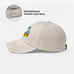 Кепка ORNER x Maliunok «Псіхушка» бежева - мініатюра 5