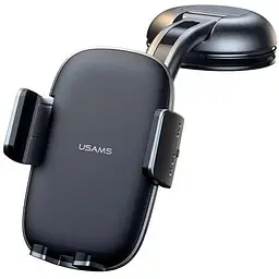 Холдер Usams ZJ063 Car Center Console Retractable Phone Holder Чорний