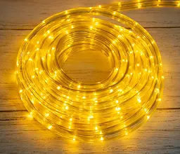 Світлодіодний дюралайт гірлянда 8 метрів Xmas Rope Light WW вулична гірлянда теплий білий - мініатюра 2