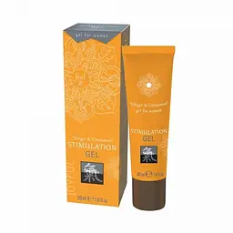 Стимулирующий гель для женщин, 30 мл Hot Shiatsu Stimulation Gel Ginger Cinnamon