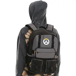 Рюкзак JINX Overwatch MVP Laptop для ноутбука чорно-сірий (rucksack OV 50.25) - мініатюра 8