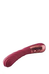Вібратор Dreamtoys Dinky Single Vibrator Jaimy D 19.4 см бордовий - мініатюра 2