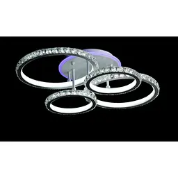 Стельова LED люстра з пультом і нічником Splendid-Ray 30-4022-38 - мініатюра 3