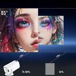 Мініпроектор Full HD 1080P з Wi-Fi, Bluetooth та Android - мініатюра 5