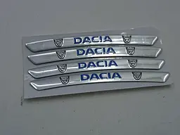 Емблема обода колеса Dacia 4 шт Алюміній наклейка на диски на скотчі - мініатюра 3