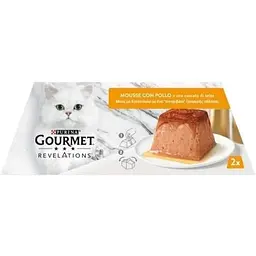 Паштет для котів Purina Gourmet Revelations мус з куркою 2х57 г (7613287070081) - мініатюра 4