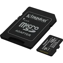Карта пам'яті Kingston MicroSDXC 128GB Canvas Select Plus Gen3 class 10 + adapter SD (SDCS3/128GB) - мініатюра 2