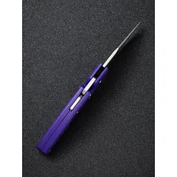 Ніж фіксований кишеньковий Civivi Typhoeus , (5.8 см) 14C28N / G10 фіолетовий з чохлом - мініатюра 15