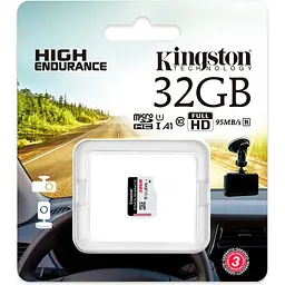 Карта пам'яті Kingston 32GB microSDHC High Endurance UHS-I U1 A1 (SDCE/32GB) [82574] - мініатюра 3
