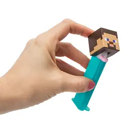 Диспенсер із цукерками Pez Minecraft Steve 17г - мініатюра 3