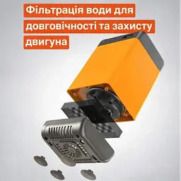 Портативний душ з акумулятором 4000 мА·год, SHOWER-7200T, мобільний душ для кемпінгу - мініатюра 5