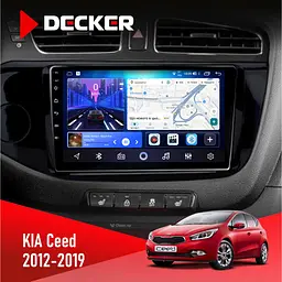 Штатна магнітола KIA Ceed 2012-2019 Decker D9-006 4x64, 4G Decker (НФ-00003642)