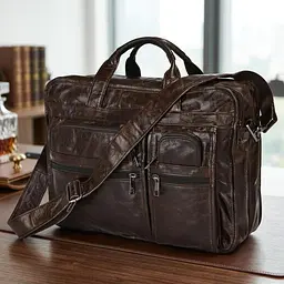 Сумка чоловіча 14056 Vintage коричнева
