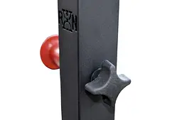 Лавка для жиму RN-Sport ReadMeBlack 4 грифи 100 кг дисків - мініатюра 7