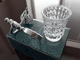 Склянка для зубних щіток Kugu Versace 206C хром - мініатюра 2