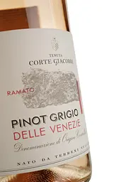 Вино Tenuta di Corte Giacobbe Pinot Grigio Ramato delle Venezie DOC, рожеве, сухе, 0,75 л - мініатюра 3