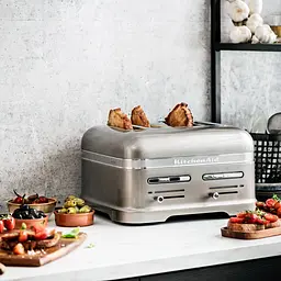 Тостер KitchenAid Artisan на 4 тости срібний медальйон (5KMT4205EMS) - мініатюра 6
