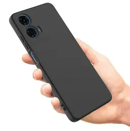 Силіконовий чохол BeCover для Motorola Moto G04/ E14 Black (711894) - мініатюра 4