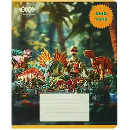 Упаковка зошитів ZiBi Dino 12 аркушів в клітинку 25 шт. (ZB25.1751K) - мініатюра 6