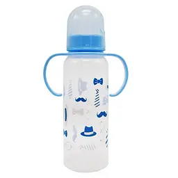 Пляшечка пластикова з ручками MGZ-0207(Blue) 250 мл