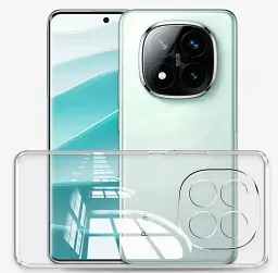 Силіконовий чохол BeCover для Xiaomi Redmi Note 14 Pro Plus 5G Transparancy (712762) - мініатюра 5