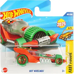 Базова машинка Hot Wheels Fast Foodie Hot Wheengs червоно-зелена (5785) HYW42-N521    