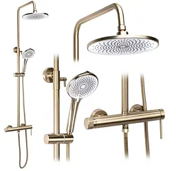 Душова система Rea Foss Clif brushed gold REA-P3913